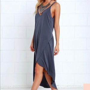 Lulu’s Mood and Melody washed blue dress